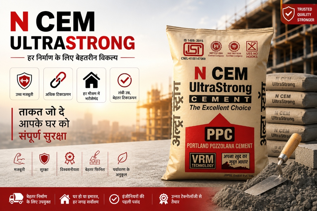 N CEM ultrastrong cement - हर निर्माण के लिए बेहतरीन विकल्प
