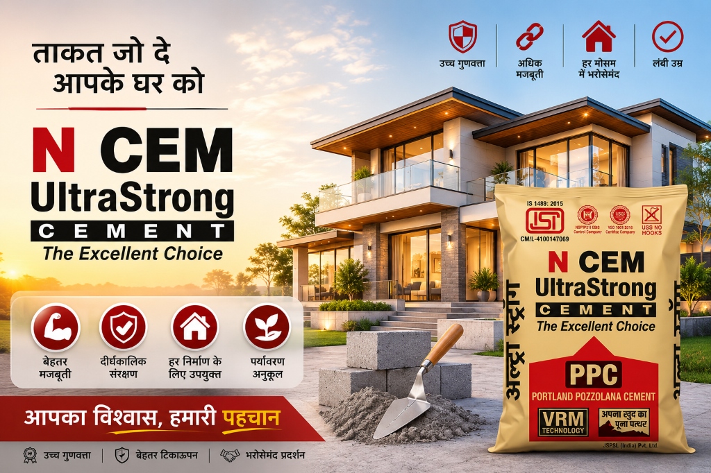 N CEM ultrastrong cement - ताकत जो दे आपके घर को