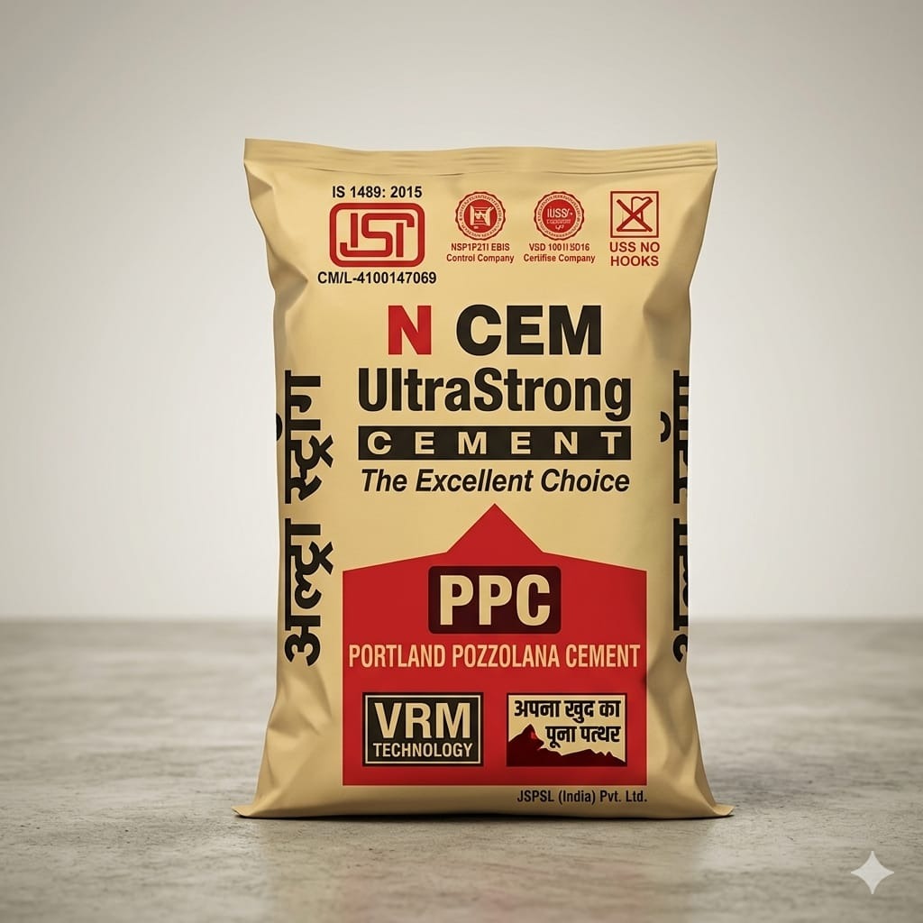 N CEM ultrastrong cement OPC Bag Design
